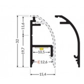 LED juostos profilio...