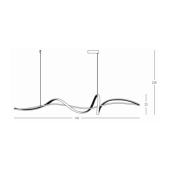 27W LED pakabinamas...