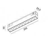 12W LED šviestuvas COMFORT...