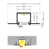 LED juostos profilis...