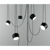 5x12W LED pakabinamas...