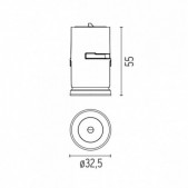 2,7W LED modulis, 2700K
