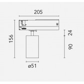 11,5W LED akcentinis...