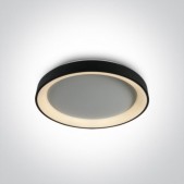 30W LED plafonas, juodas,...