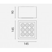 15W LED paviršinis lauko...