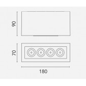 11W LED paviršinis lauko...
