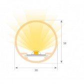 LED profilio OSLO 38...