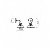 Sieninis šviestuvas...