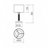 Stalo šviestuvas ASTRID,...