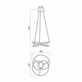 41W LED pakabinamas...