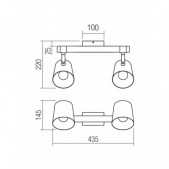 Paviršinis šviestuvas...