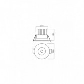 10W LED įleidžiamas...