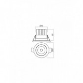 11W LED įleidžiamas...