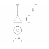 15W LED šviestuvas HOLY...
