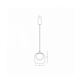 6W LED pakabinamas...