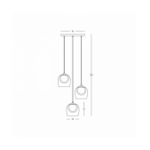 18W LED pakabinamas...