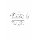 Sieninis šviestuvas LUMIEN,...