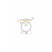 24W LED paviršinis...