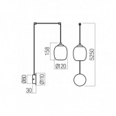 6W LED sieninis/pakabinamas...