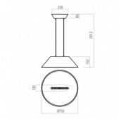 12W LED pakabinamas...