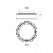 36W LED paviršinis...