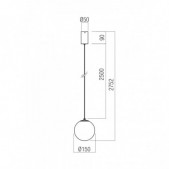 5W LED pakabinamas...