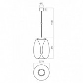 15W LED pakabinamas...