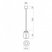 6W LED pakabinamas...