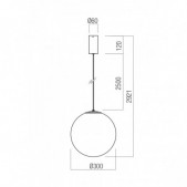 12W LED pakabinamas...