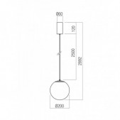 7W LED pakabinamas...