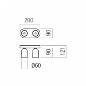 16W LED paviršinis...