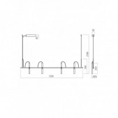 28,5W LED pakabinamas...