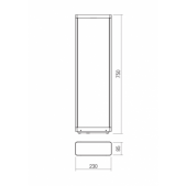 8W LED pastatomas lauko...
