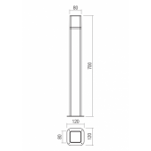 13W LED pastatomas lauko...