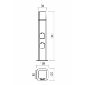 13W LED pastatomas lauko...
