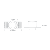 Užglaistomas šviestuvas,...