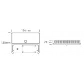 12W LED sieninis lauko...