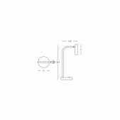 2,5W LED stalo šviestuvas,...