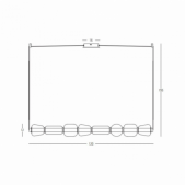 37W LED pakabinamas...