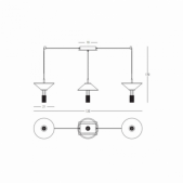 28W LED pakabinamas...