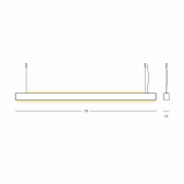 54W+40W LED pakabinamas...