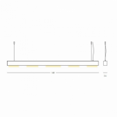 50W LED pakabinamas...
