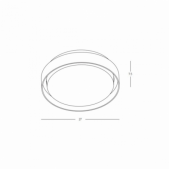 20W LED lauko plafonas,...