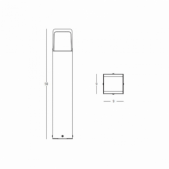 13W LED pastatomas lauko...