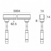 10W/m LED juosta RUBBER 3D,...