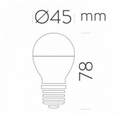 6W LED lemputė, E27, 2700K,...