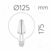 7W LED lemputė, E27, 2700K,...