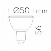 8W LED lemputė, GU10,...