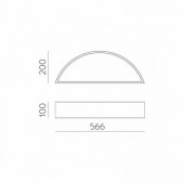 44W LED sieninis šviestuvas...