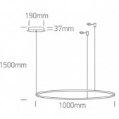 48W LED pakabinamas...
